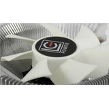 LC-Power - LC-CC-85 - Ventilator - Wit - Zilver - 80mm