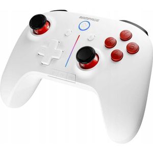Rampage Hydra weiss / kabelloses Gamepad / für PC Switch Smartphone / Vibration / Bluetooth / USB-C (PC, Switch), Controller, Wit