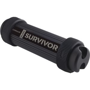 Corsair Flash Survivor Stealth (128 GB, USB A, USB 3.0), USB-stick, Zwart