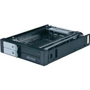 Akasa Elite 3,5 inch stationsframe voor 2x 2,5 inch HDD/SSD, Accessoires voor harde schijven