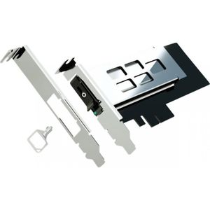 JJ - GP-101M2-Br - M.2 NVME PCIe-adapter - Brons - Metaal/Aluminium