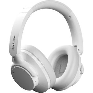 Blackview Fitbuds H1 (Bluetooth 5.4 - 500 mAh) Blanc (Draadloze), Koptelefoon, Wit