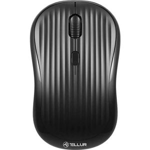 Tellur Ridge Wireless Mouse Black (Draadloze), Muis, Zwart