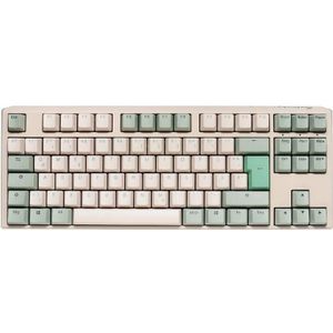 Ducky One 3 Matcha TKL Gaming Toetsenbord - MX Bruin (DE), Toetsenbord, Rood, Zwart