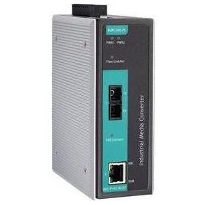 Moxa IMC-P101-M-SC - PoE industriële mediaconverter 10/100BaseT(X) naar 100BaseFX, Data converter