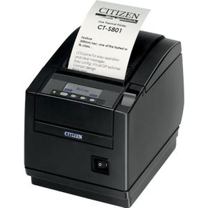 Citizen CT-S801II 203 x 203 DPI Direct Thermische POS Printer, Ontvangstbewijs printer, Zwart