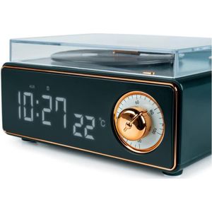 Bigben Retro wekker (Elektrische stroom), Bluetooth luidspreker, Groen
