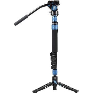 Sirui P-325FS Carbon Monopod 148cm met VA-5 videokop (Nieuw) (Koolstof, Metaal), Statief