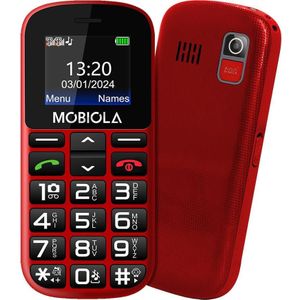 Vega Gsm-Telefon Mobiola Mb200 2g-Telefon Für Senioren Rot (2G), Sleutel mobiele telefoon, Rood