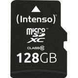 Intenso - Micro SDXC 128GB - Geheugenkaart - Class 10 - Zwart