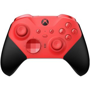 Microsoft Xbox Elite Draadloze Controller Serie 2 - Core Edition (Rood) - Zonder Accessoires (Xbox serie S, Xbox One S, Xbox One X, Xbox serie X, PC), Controller, Rood, Zwart