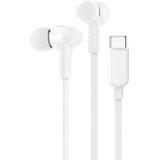 Belkin USB-C Oordopjes Met Instelbare Volumebegrenzer Wit (Geen ruisonderdrukking, Bedraad), Koptelefoon, Wit
