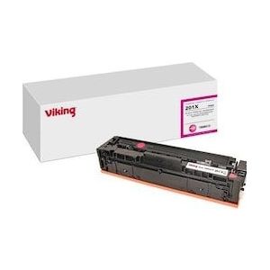 Viking - Tonercartridge CF403X - Magenta - Compatibel met HP 201X - Tot 2300 pagina's