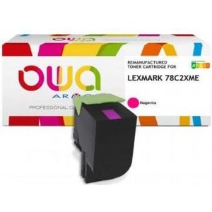 Armor OWA, Toner, OWA Toner compatibel met Lexmark 78C2XM0 magenta (5.000 p.) (M)