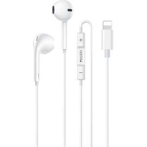 Yesido YH50 Lightning In-Ear-Kopfhörer 120 cm, WEISS (Bedraad), Koptelefoon, Wit