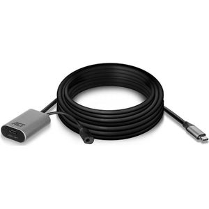 ACT AC7060 USB-kabel 5 m USB 3.2 Gen 1 (3.1 Gen 1) USB C Zwart (5 m, USB 3.2), USB-kabel