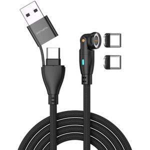 4smarts USB-C/A 540° magnetische kabel GravityCord (1.80 m, USB 2.0), USB-kabel