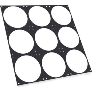 Alphacool Nova 1080 ventilatorbeschermkap 9x120mm - Zwart, PC ventilator accessoires, Zwart