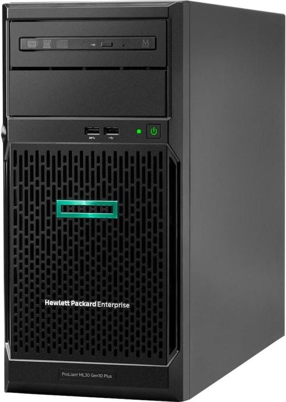 HPE - ML30 Gen10 - Server - Zwart - Intel Xeon E-2314 - 16 GB RAM