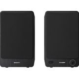 Sharp CP-SS30 (1 paar, 60 W), HiFi + Home Cinema luidsprekers, Zwart