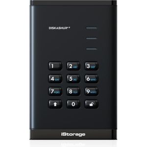 iStorage - diskAshur3 - Externe Solid State Drive - 16TB - Zwart - USB - 256-bit
