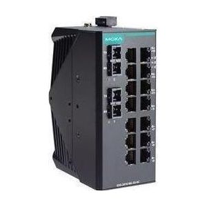 Moxa EDS-2016-ML-SS-SC - Unmanaged Ethernet-switch met 14 10100BaseT(X)-poorten (14 ports), Netwerkschakelaar