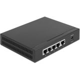 Delock - 2.5 Gigabit Ethernet Switch - Zwart - 5 Poorten - NBASE-T Technologie