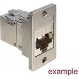 Inbouwframe - 1 Keystone Module - 4 Stuks - Gegoten Zink