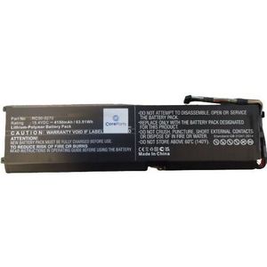 CoreParts Laptop batterij voor Razer (4150 mAh), Notebook batterij, Zwart