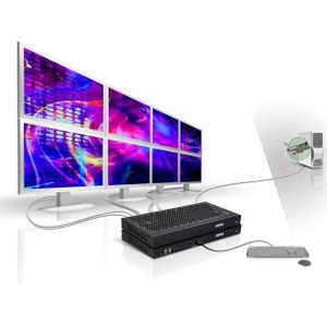 Matrox Extio F2408 Expander, KVM schakelaars, Zwart