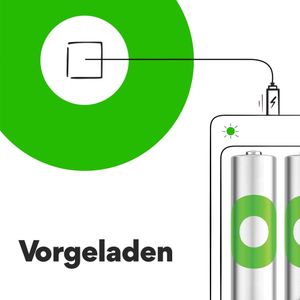 GP Batteries Oplaadbare batterijen overig (4 Pcs., 1/3 AAA, 850 mAh), Batterijen