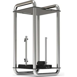 Streacom - DA6 Mini-ITX Behuizing - Chroom - Zilver - Roestvrijstaal