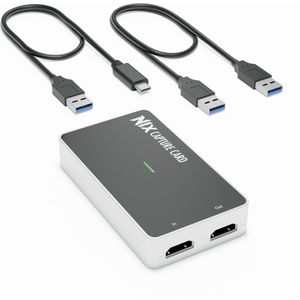 Plugable NIX Video Game Capture Kaart, Spelrecorders, Grijs, Zilver