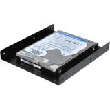 Inbouwframe - Zwart - Metaal - Voor 2,5 Inch HDD of SSD