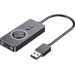 Vention - CDRBF - Geluidskaart - Zwart - USB 2.0 - 1m