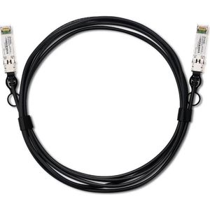 Zyxel 25G SFP28 DAC 3M Kabel, Zendontvangers, Zwart