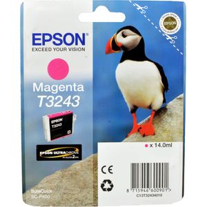 Epson, Inkt, T3243 Ultra Chroom (M)