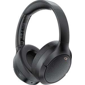 Acefast H6 ANC draadloze Bluetooth 5.3 IPX4-hoofdtelefoon voor over de oren - Zwart (ANC, Draadloze), Koptelefoon, Zwart