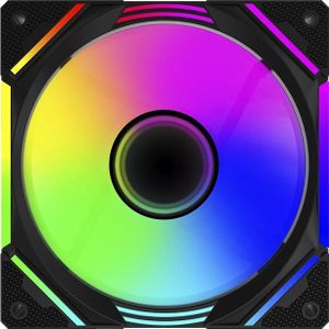 KeepOut XFC-120M (120 mm), PC ventilator, Zwart