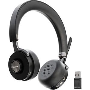 FreeVoice Nimbus 80 Stereo ANC (Bluetooth, USB-A (Draadloze, USB-A), Kantoorheadset, Zwart