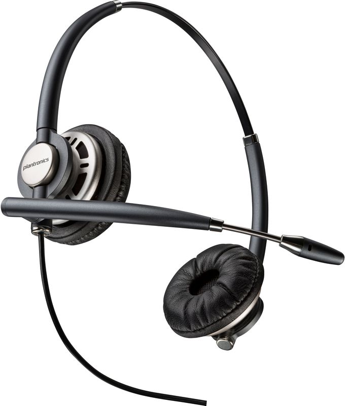 Poly EncorePro 720D with Quick Disconnect Binaural Digital Headset TAA Bedraad Hoofdband Oproepen/muziek Zwart