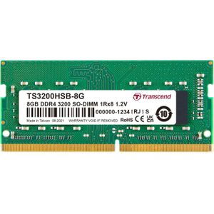 Transcend TS3200HSB-8G - Geheugenmodule - 8GB - DDR4 - SO-DIMM - 3200 MHz