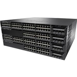 Cisco KATALYSATOR 3650 48 POORT (48 ports), Netwerkschakelaar, Zwart