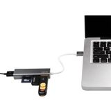 LogiLink UA0306 USB 3.2 Gen 1-hub Zilve - Wit