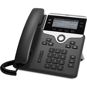 Cisco CP 7841 IP - VoIP telefoon - Antwoordapparaat - Zwart