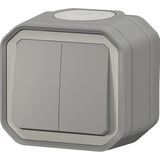 Plexo - Opbouwschakelaar - Vochtige Ruimtes - Eenvoudig Design