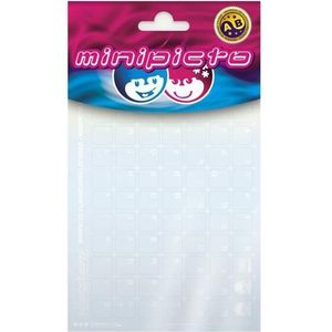 Minipicto toetsenbordsticker RUS KB-UNICLR-RU-WHT-G, glanzend wit, Geheugenkaartlezer, Wit