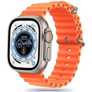 Tech-Protect Bescherm de TECH-PROTECT ICONBAND PRO APPLE WATCH 4 (TPU, Apple Watch SE, Apple Watch Ultra), Horlogebandjes, Oranje