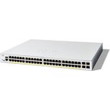 Cisco - Catalyst 1300 - Netwerkschakelaar - Grijs - 48 Poorten - 375 W PoE