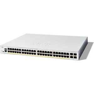 Cisco - Catalyst 1300 - Netwerkschakelaar - Grijs - 48 Poorten - 375 W PoE